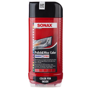 پولیش و واکس قرمز 500 میلی لیتر سوناکس مدل Sonax Polish & Wax Color Red 500ml