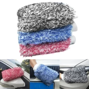 دستکش میکروفایبر کارواش خودرو مدل Microfiber Wash Mitt