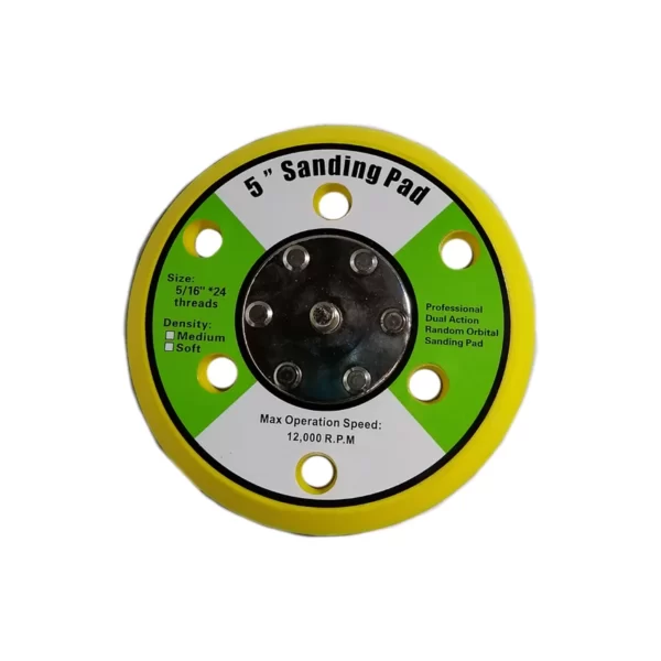 صفحه نگهدارنده اوربیتال سوراخ دار سایز 125 میلی متر (بکینگ پد) سوراخ دار