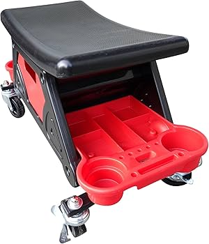 صندلی چرخدار مخصوص دیتیلینگ خودرو اس جی سی بی مدل SGCB Roller Creeper Seat SGGD290