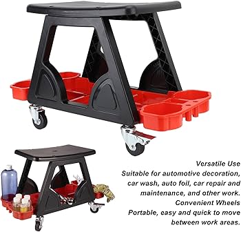 صندلی چرخدار مخصوص دیتیلینگ خودرو اس جی سی بی مدل SGCB Roller Creeper Seat SGGD290