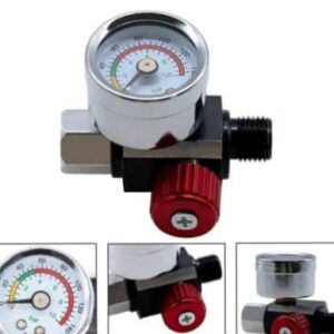 شیر تنظیم باد پیستوله رنگ سالکامیکس گیج دار عقربه ای مدل Salcamix Air Spray Gun Compressor