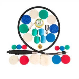 کیت 29 عددی دستگاه پولیش مینیاتوری انگشتی رویال دیتیل مدل ROYAL DETAIL Mini Rotary Polishing System