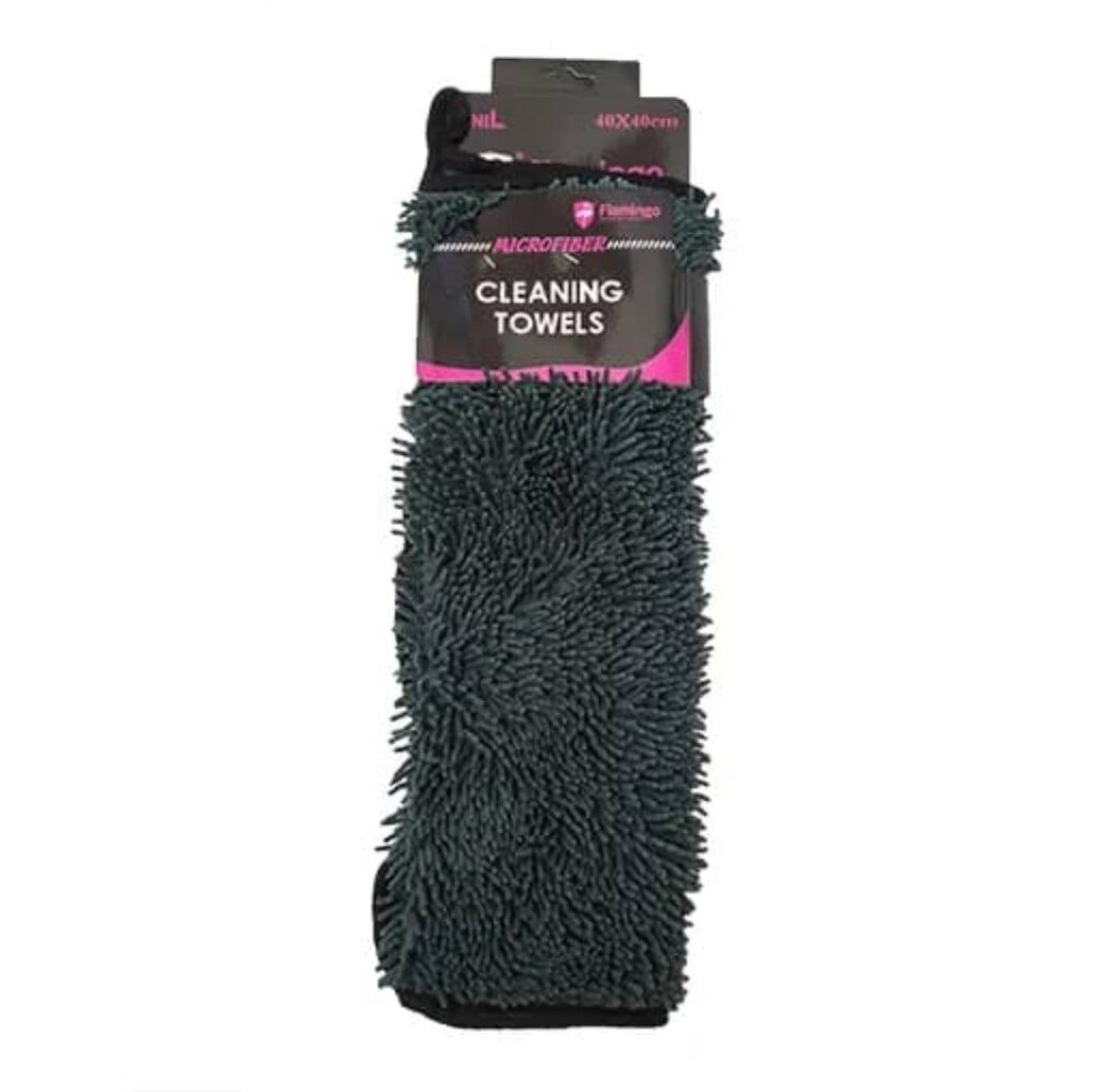 دستمال مخصوص شستشو خودرو مایکروفایبر مدل Flamingo Microfiber Chenille Wash Mitt