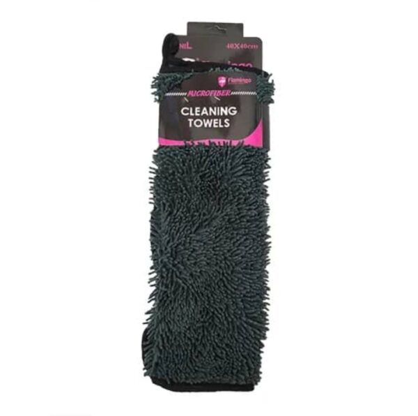 دستمال مخصوص شستشو خودرو مایکروفایبر مدل Flamingo Microfiber Chenille Wash Mitt